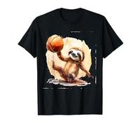 Aro de baloncesto con diseño de perezoso lindo Camiseta