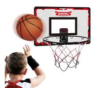 Aro de baloncesto interior, aro de baloncesto para niños - Canasta de Baloncesto con Marcador Electrónico,Juego deportivo de pelota para decoración de habitación de niños, accesorios deportivos para l