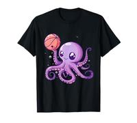Aro de baloncesto lindo pulpo ilustración dibujo baloncesto aro Camiseta