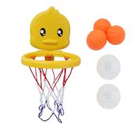 Aro De Baloncesto para Bañera - Diversión En La Bañera Hape | Aro De Baloncesto para Bañera, Aro De Baloncesto con Ventosa De Dibujos Animados, Juego De Baño Interactivo Portátil, Juego Acuático para