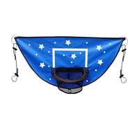 Aro de baloncesto para cama elástica, 98 x 50 cm, práctico accesorio de aro de baloncesto para trampolín, portería de baloncesto, pelotas de cesta para niños, tablero de pelota de PVC para accesorios