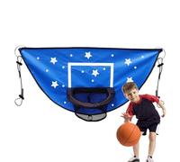 Aro de Baloncesto para trampolín - PVC, Accesorio para aro de baloncest, diseño de fácil instalación | Accesorio Duradero para Tablero de práctica de Dunk, portería de Baloncesto para Trampolines de