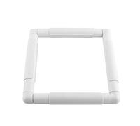 Aro de bordado cuadrado, marco de costura de aros de coser de rectángulo de plástico para coser bricolaje(20.3*20.3cm)