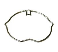 Aro de fijación (Metal, Diámetro: 8 cm, 1 ud.)