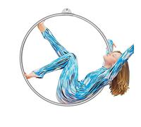 Aro de Lira aérea, aro de Baile aéreo para Adultos y niños, de Acero Inoxidable, para Gimnasio en casa, Acrobacias, Yoga aéreo, Aros de Lira, aro para Bajar de Peso, Fitness en Apartamentos.