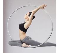 Aro de Lira aérea, aro de Lira para Yoga, aro aéreo Grande para Gimnasio en casa, Estudio de Baile, aro de un Solo Punto para Acrobacias circenses, para Interiores y Exteriores (diámetro de