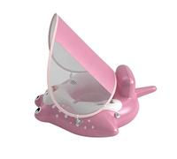 Aro De Natación para Bebés con Visera Solar - Flotador Inflable para Bebés 6-36 Meses | Asiento Ajustable con Toldo UPF & Cola Anti-vuelco | Ayuda De Natación Segura Ṕara Niños & Niñas