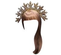 Aro de pelo con pinchos de flores, accesorios vintage para el cabello para boda, diadema de novia, accesorios para fotos de novia