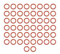 Aro de Sellado de Cabezal de Cilindro, Anillo de Goma Flexible y Resistente, Diámetro 19mm / 13mm, Color Rojo - Alta Resistencia al Calor, Sellado Hermético, Para Equipos 1500W (550W)