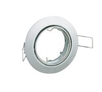 Aro embellecedor bombilla gu10 redondo níquel/mate electro dh 12.672