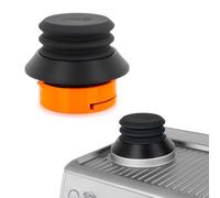 ARO Espresso™ Tolva de dosis única con fuelle de silicona y deflector antipalomitas de maíz integrado, compatible con Breville/Sage Barista Express, Pro, Touch e Impress (plástico, negro)
