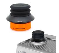 ARO Espresso™ Tolva de una sola dosis de aluminio con fuelle de silicona y deflector antipalomitas de maíz integrado, compatible con Breville/Sage Barista Express, Pro, Touch e Impress (negro, tolva