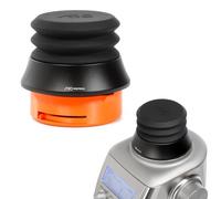 ARO Espresso™ Tolva de una sola dosis de aluminio con fuelle de silicona y deflector antipalomitas de maíz integrado | Compatible con Breville/Sage Smart Grinder Pro