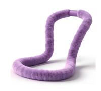 Aro Fitness Lastrado 1,5 Kg Mejorado Super Suave Y Ultra Silencioso - Anillo De Pelo Para Core & Cintura, Plegable Portátil Para Mujeres Hogar/viaje (morado/amarillo/rosa) purple