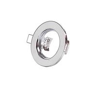 Aro Foco Downlight Circular "Sara" Acero 81mm - Cromado | Greenice