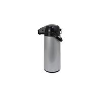 aro Jarra Térmica Airpot, Acero Inoxidable, Tapa Negra, 1,8 L