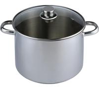 aro Olla con Tapa, Acero Inoxidable 18/8, Ø 20 cm, Plata, 5 L