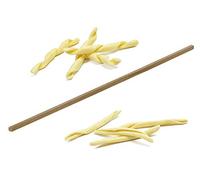 Aro para pasta fresca o hierro para fusilli a calabrie, latón, longitud 30 cm y base 5 x 5 mm. Calidad Made in Italy