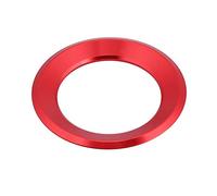 Aro para Volante 2012-2016 - Cubierta Decorativa en Color Rojo de Aleación de Aluminio Duradera y Resistente para Personalizar el Interior de tu Coche