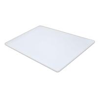 aro Tabla de cortar, polietileno, 60 x 40 x 1,5 cm, blanca, libre de BPA, antibacteriana, apta para lavavajillas, tabla para cocina