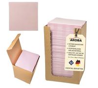Aroba Airlaid 1000 servilletas de cóctel similares a la tela, servilletas de postre, 20 x 20 cm, pliegue 1 4, de alta calidad, 21 colores, para bodas, cumpleaños, bar, caffee, discoteca, hotel