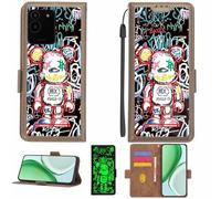 Aroepurt Funda Compatible para Aiwa Phone B-2 Ja3-smp0602 Funda Case Carcasa Soporte [con lámina Protectora HD de dureza 9H] [Bloqueo RFID][Efecto Luminoso Oscuro] LPT-MXX