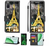 Aroepurt Funda Compatible para Alcatel 1l Plus 2021 4063f Funda Case Carcasa Soporte [con lámina Protectora HD de dureza 9H] [Bloqueo RFID][Purpurina Dorada + Brillante] LPT-TT