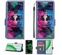 Aroepurt Funda Compatible para Alcatel 3X 2019 Funda Case Carcasa Soporte [con lámina Protectora HD de dureza 9H] [Bloqueo RFID][Efecto Luminoso Oscuro] LPT-BQ