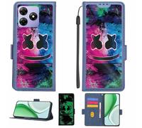 Aroepurt Funda Compatible para Blackview OSCAL Wave 8 Funda Case Carcasa Soporte [con lámina Protectora HD de dureza 9H] [Bloqueo RFID][Efecto Luminoso Oscuro] LPT-BQ