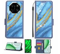 Aroepurt Funda Compatible para Blackview Shark 6 5G Funda Case Carcasa Soporte [con lámina Protectora HD de dureza 9H] [Bloqueo RFID][Purpurina Dorada + Brillante] LPT-LDL