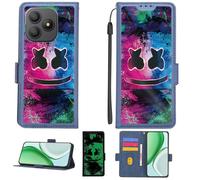 Aroepurt Funda Compatible para Blackview Wave 9C Funda Case Carcasa Soporte Cover [con 9H Dureza HD Protector Pantalla][Bloqueo RFID][Leuchteffekt] PTL-BQ