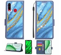 Aroepurt Funda Compatible para Casper Via E4 Funda Case Carcasa Soporte [con lámina Protectora HD de dureza 9H] [Bloqueo RFID][Purpurina Dorada + Brillante] LPT-LDL