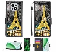 Aroepurt Funda Compatible para Casper Via M30 Funda Case Carcasa Soporte [con lámina Protectora HD de dureza 9H] [Bloqueo RFID][Purpurina Dorada + Brillante] LPT-TT