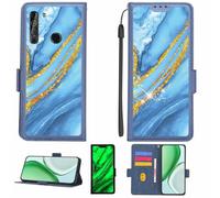 Aroepurt Funda Compatible para Casper Via X20 Funda Case Carcasa Soporte [con lámina Protectora HD de dureza 9H] [Bloqueo RFID][Purpurina Dorada + Brillante] LPT-LDL