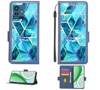 Aroepurt Funda Compatible para CUBOT Note 50 Funda Case Carcasa Soporte [con lámina Protectora HD de dureza 9H] [Bloqueo RFID][Efecto de refracción] LPT-LS