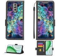 Aroepurt Funda Compatible para Doogee Blade 10 Pro Funda Case Carcasa Soporte [con lámina Protectora HD de dureza 9H] [Bloqueo RFID][Efecto de refracción] LPT-HTT