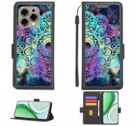 Aroepurt Funda Compatible para Doogee N55 Pro Funda Case Carcasa Soporte [con lámina Protectora HD de dureza 9H] [Bloqueo RFID][Efecto de refracción] LPT-HTT