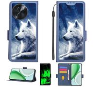 Aroepurt Funda Compatible para Doogee Note 59 Pro Funda Case Carcasa Soporte Cover [con 9H Dureza HD Protector Pantalla][Bloqueo RFID][Leuchteffekt] PTL-Lang