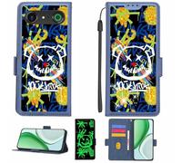 Aroepurt Funda Compatible para Doro Aurora A10 Funda Case Carcasa Soporte [con lámina Protectora HD de dureza 9H] [Bloqueo RFID][Purpurina Dorada + Brillante] LPT-TYX