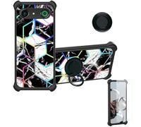 Aroepurt Funda Compatible para Doro Aurora A10 Funda Case Carcasa Soporte Cover [con 9H Dureza HD Protector Pantalla] PC + Silicona Soporte IMDH-HS