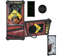 Aroepurt Funda Compatible para Doro Aurora A10 Funda Case Carcasa Soporte Cover [con 9H Dureza HD Protector Pantalla] PC + Silicona Soporte YGH-JGP