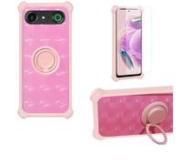 Aroepurt Funda Compatible para Doro Aurora A10 Funda Case Carcasa Soporte Cover [con 9H Dureza HD Protector Pantalla] PC + Silicona Soporte TZZH-Fen