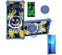 Aroepurt Funda Compatible para Doro Aurora A10 Funda Case Carcasa Soporte Cover [con 9H Dureza HD Protector Pantalla] PC + Silicona Soporte JSL-TYX