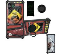 Aroepurt Funda Compatible para Doro Aurora A30 Funda Case Carcasa Soporte Cover [con 9H Dureza HD Protector Pantalla] PC + Silicona Soporte YGH-JGP