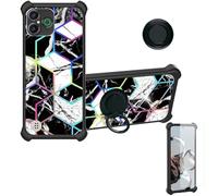 Aroepurt Funda Compatible para Doro Aurora A30 Funda Case Carcasa Soporte Cover [con 9H Dureza HD Protector Pantalla] PC + Silicona Soporte IMDH-HS