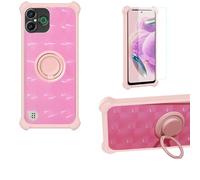 Aroepurt Funda Compatible para Doro Aurora A30 Funda Case Carcasa Soporte Cover [con 9H Dureza HD Protector Pantalla] PC + Silicona Soporte TZZH-Fen