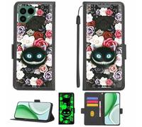 Aroepurt Funda Compatible para FairPhone 4 5G Funda Case Carcasa Soporte [con lámina Protectora HD de dureza 9H] [Bloqueo RFID][Efecto Luminoso Oscuro] LPT-LZM