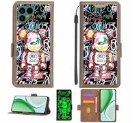 Aroepurt Funda Compatible para FairPhone 4 5G Funda Case Carcasa Soporte [con lámina Protectora HD de dureza 9H] [Bloqueo RFID][Efecto Luminoso Oscuro] LPT-MXX