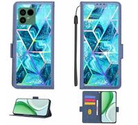 Aroepurt Funda Compatible para Fairphone 4 Fairphone4 5G Funda Case Carcasa Soporte [con lámina Protectora HD de dureza 9H] [Bloqueo RFID][Efecto de refracción] LPT-LS