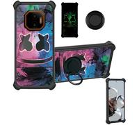 Aroepurt Funda Compatible para Hammer Energy X2 Funda Case Carcasa Soporte Cover [con 9H Dureza HD Protector Pantalla] PC + Silicona Soporte YGH-BQ